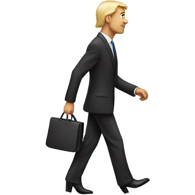 Man walking in high heels emoji