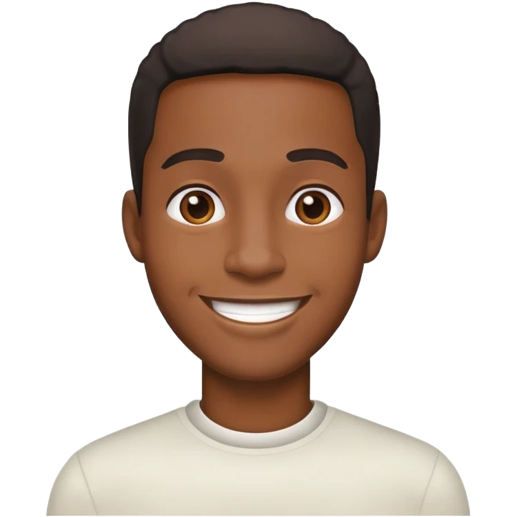 black man emoji
