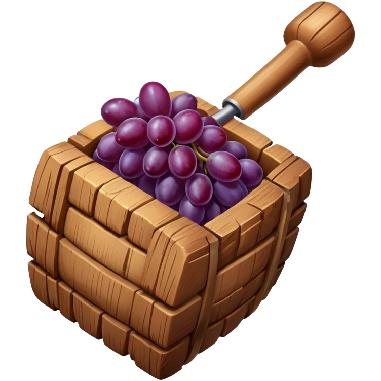 Grape masher emoji