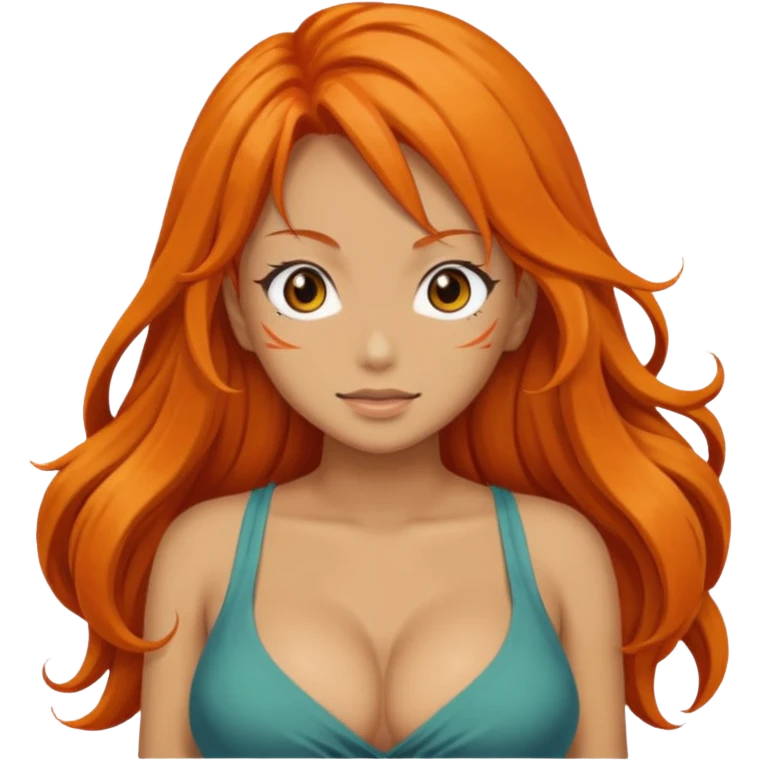 naked nami. big boobs emoji