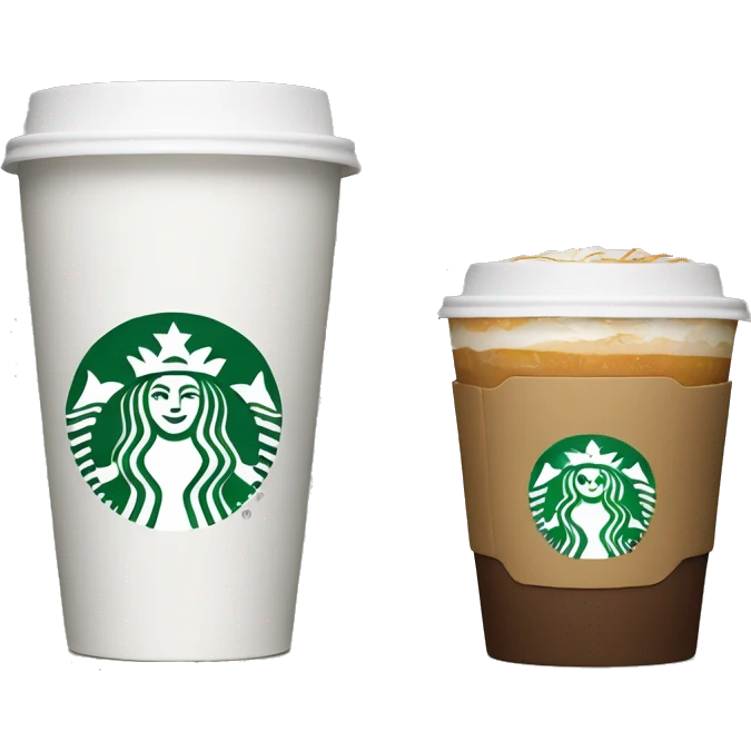 Starbucks cup emoji