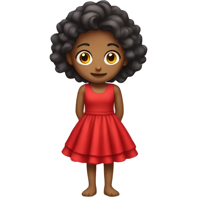 cute red dress emoj emoji