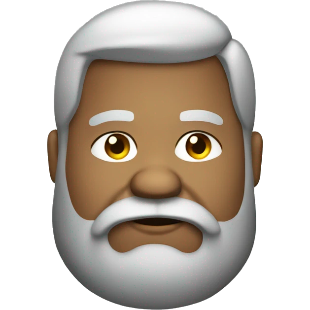 fat man with beard emoji