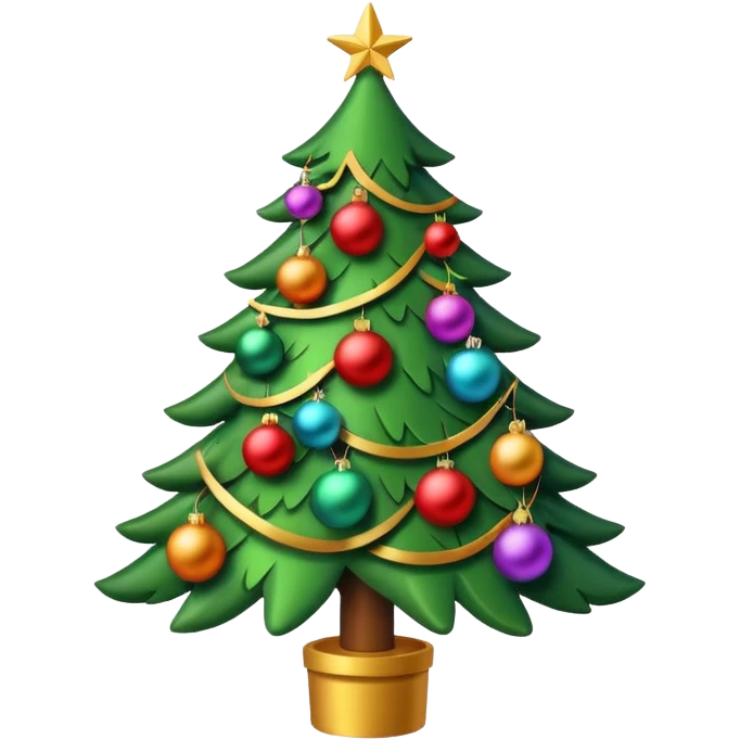Christmas tree emoji