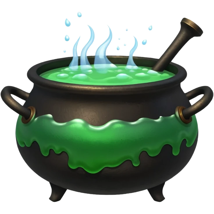 Caldero de bruja emoji