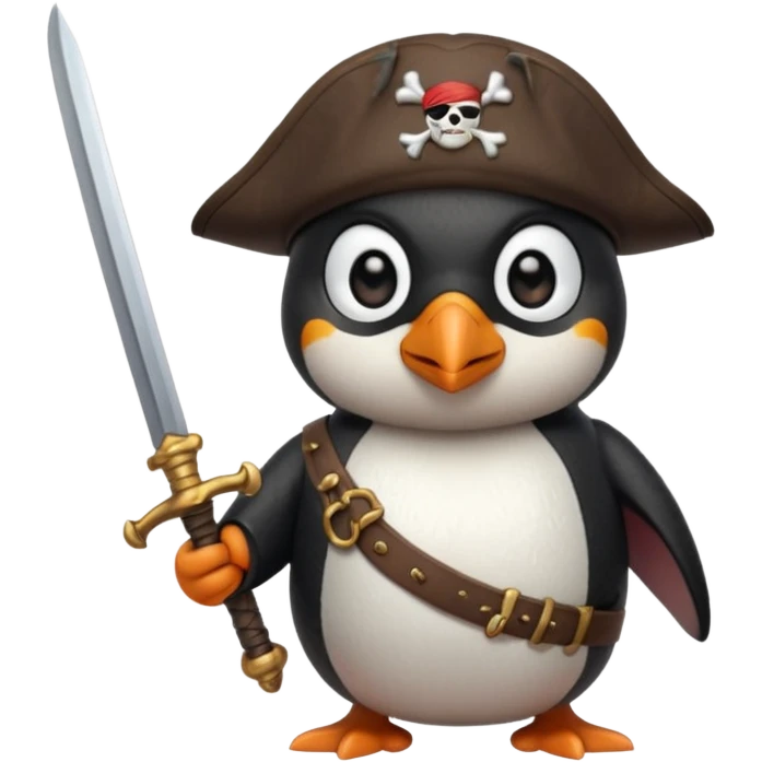 pirate penguin emoji