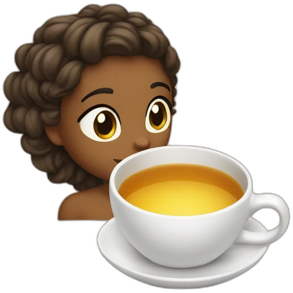 Thé lit of us emoji