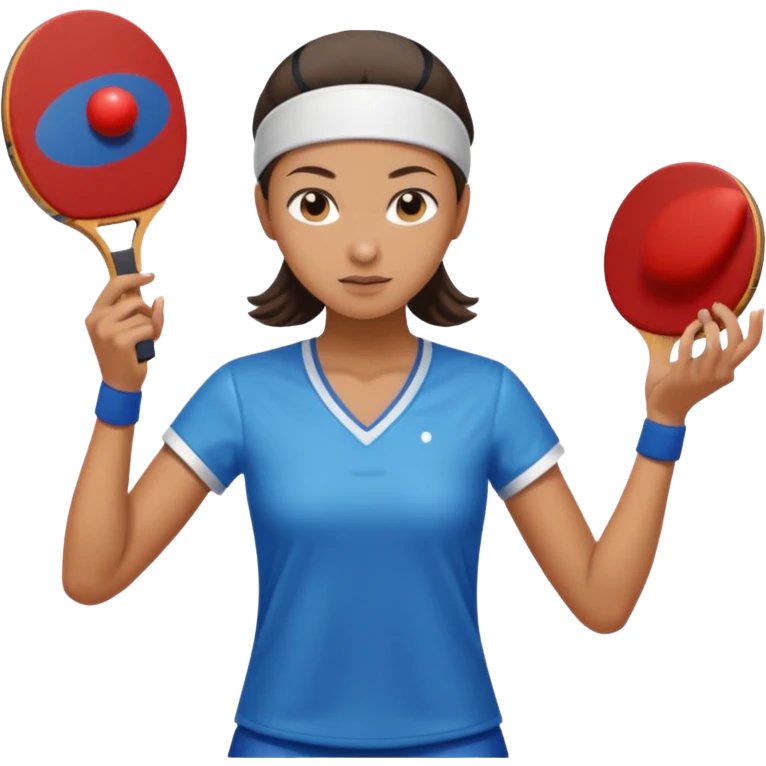Tischtennisspielerin emoji