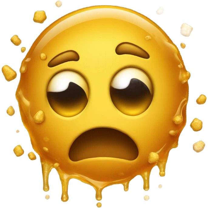 Emoji vomiting honey emoji