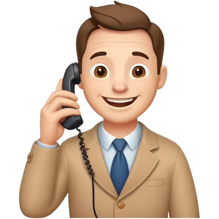 john pork emoji, like that one famous picture where hes calling emoji