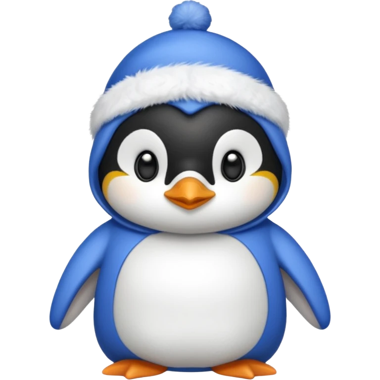 Pinguino con ropa de dormir emoji
