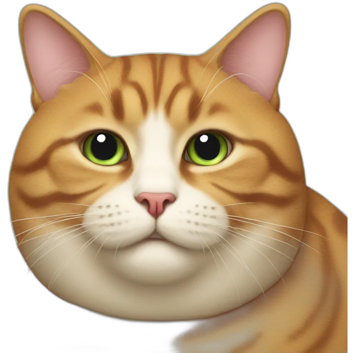 Fat cat emoji