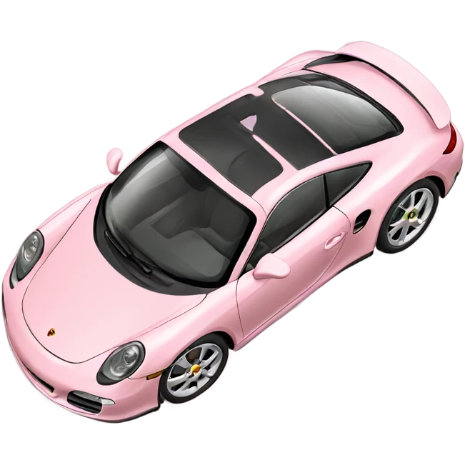 Light pink Porsche  emoji