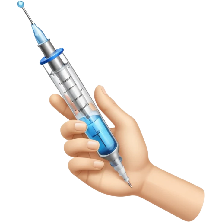 Syringe in fist emoji