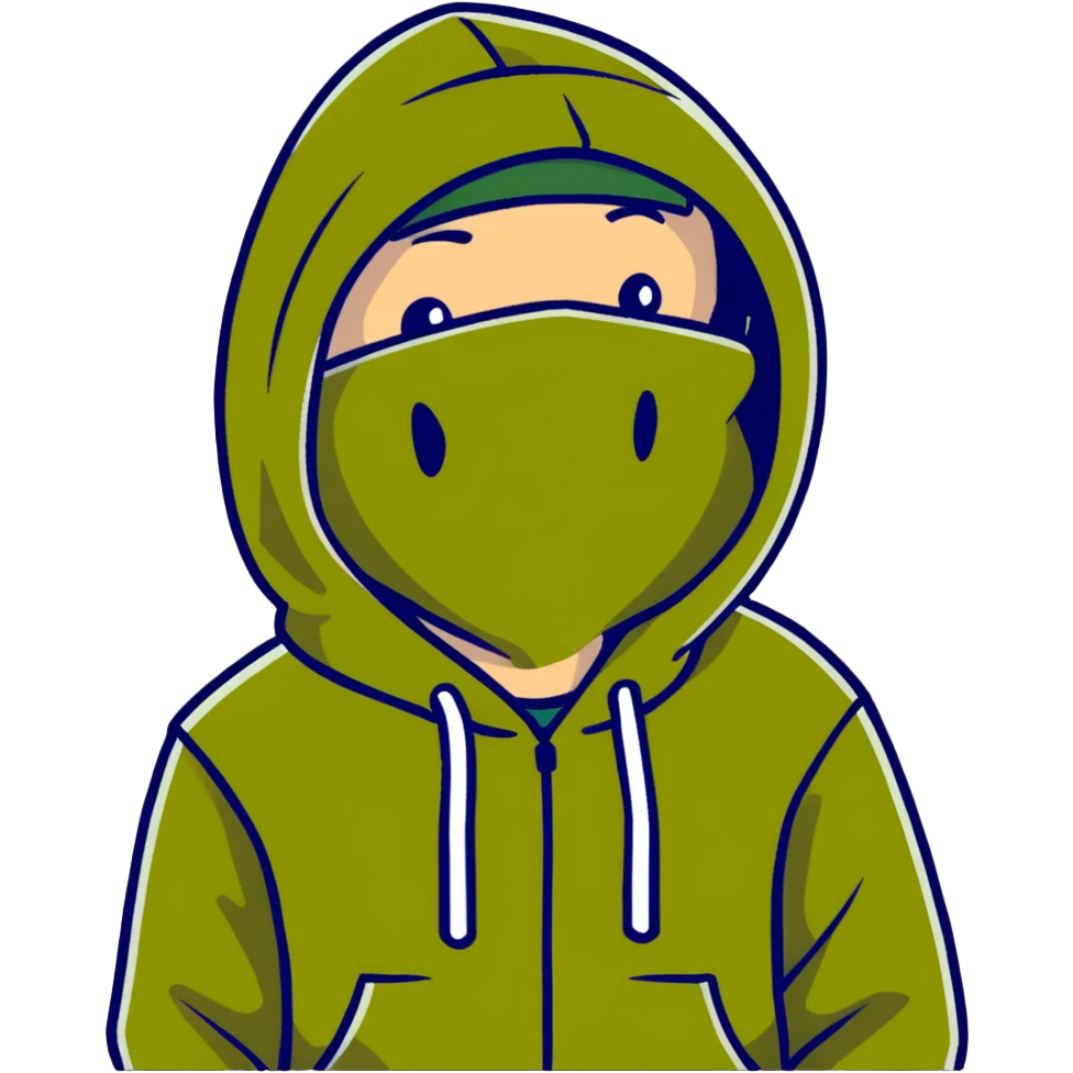 olive green hoodie emoji