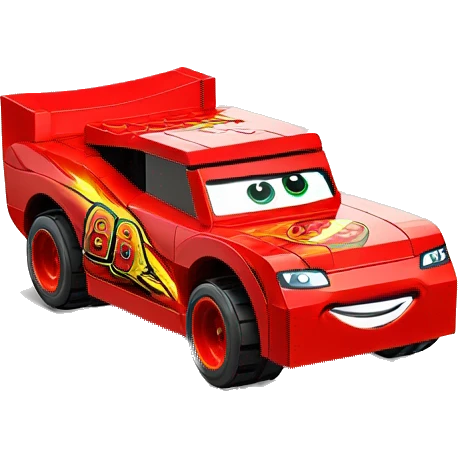 Lightning mcqueen in lego emoji