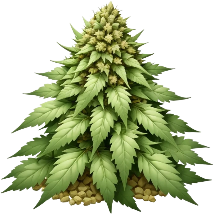 white color marijuana emoji