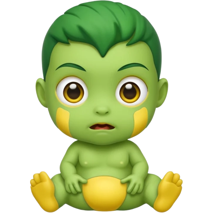 yellow mutant baby emoji