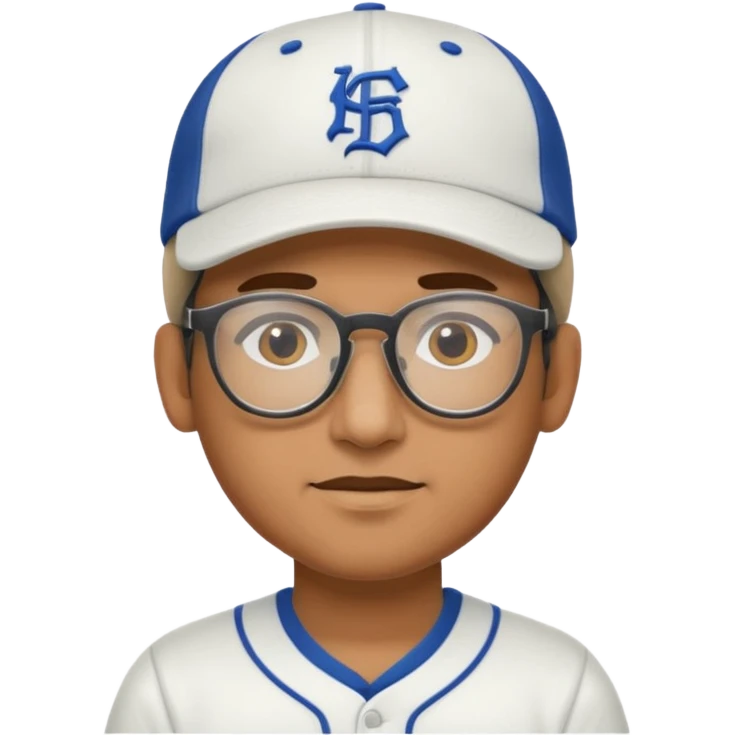 Un moreno con gloc y una gorra emoji