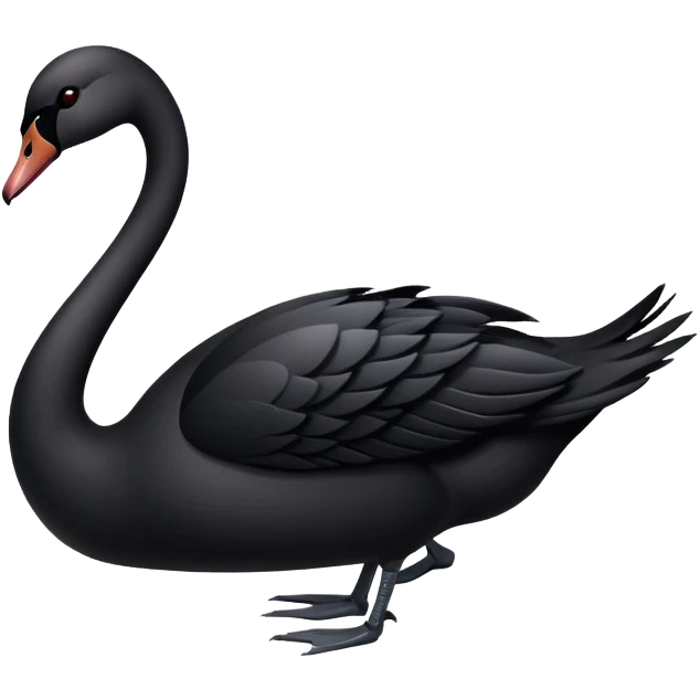 Black swan emoji