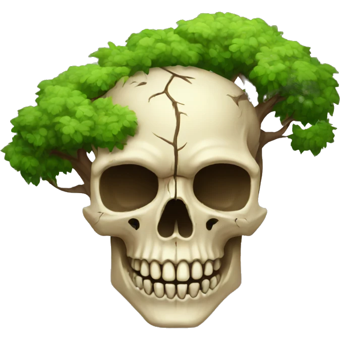 tree skull emoji