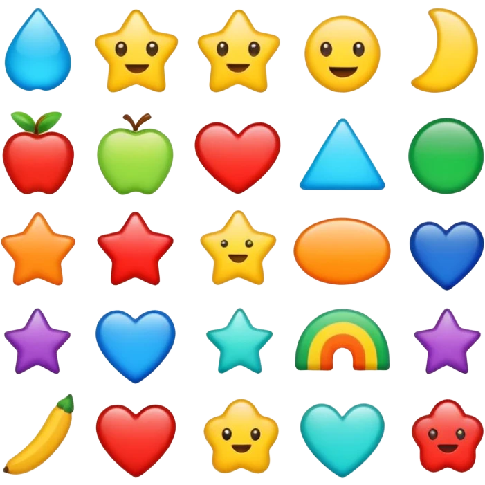 Retro Stickers emoji