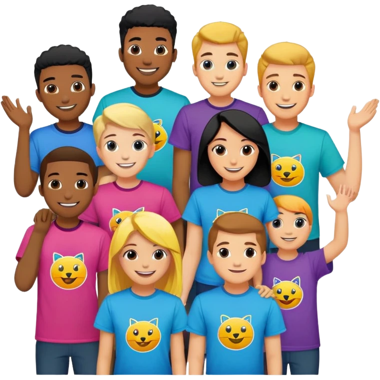 I have a group called meme team, make a logo for it  emoji