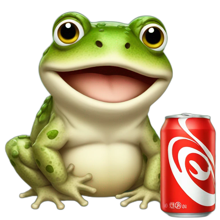 Toad drink coca emoji