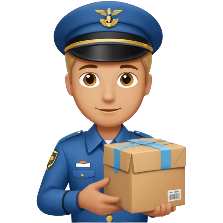 german delivery guy emoji
