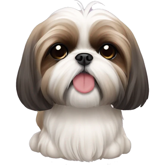 cute shih tzu emoji