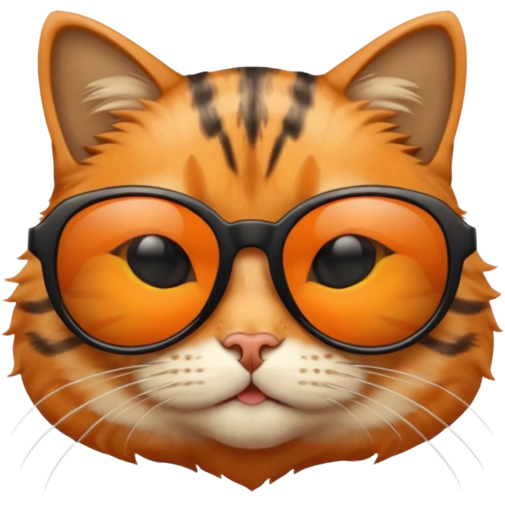 Cat wearing sunglasses emoji