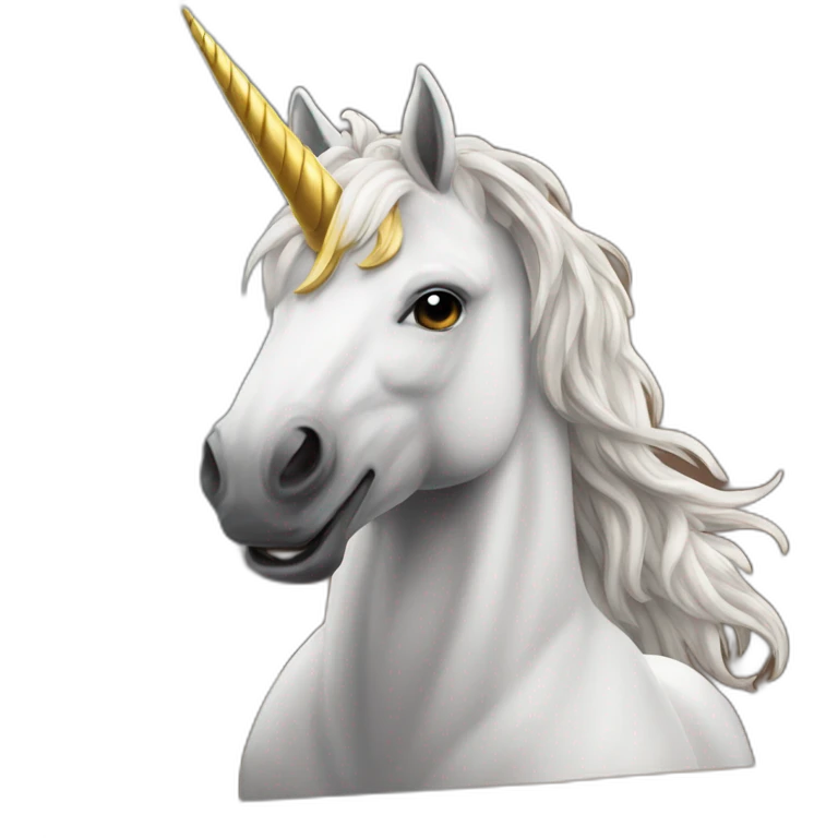 Unicorn in court case emoji
