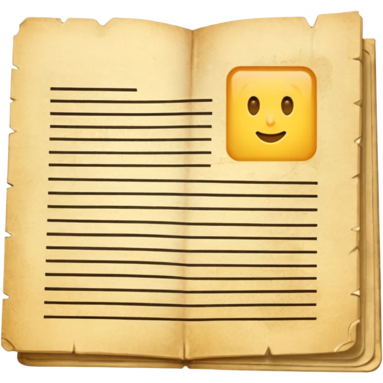 a piece of document emoji