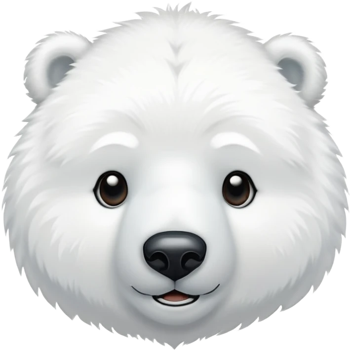 Polar bear cute in russian trending emoji aesthetic emoji