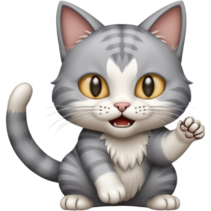 cat attack emoji