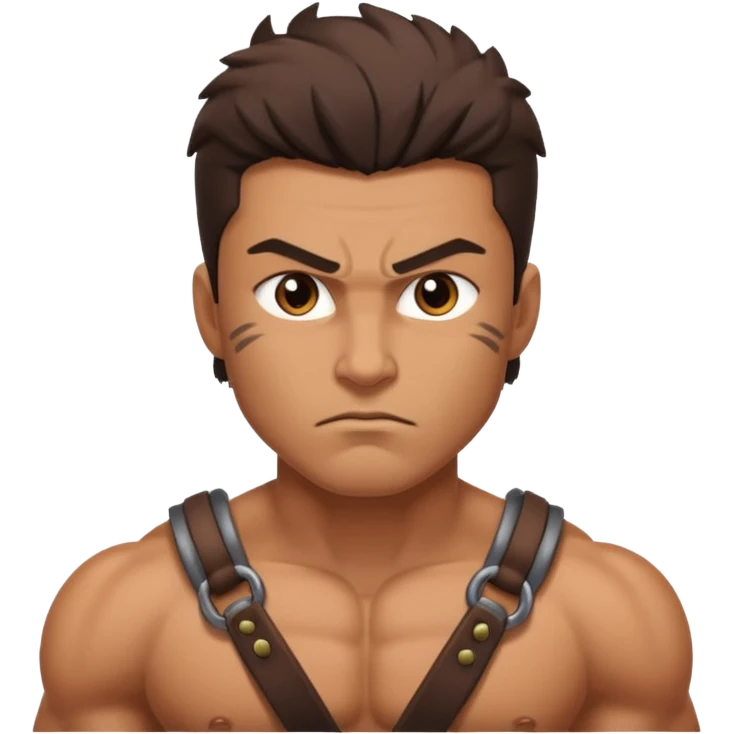 portrait of warrior man emoji
