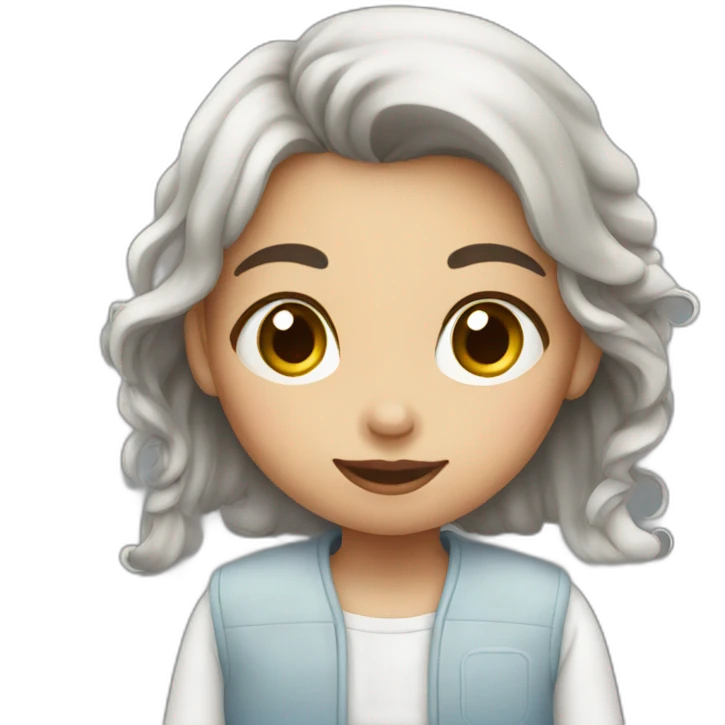 Girl  with milk  emoji