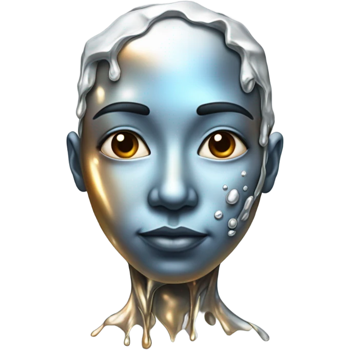 Melting scifi Person in love emoji