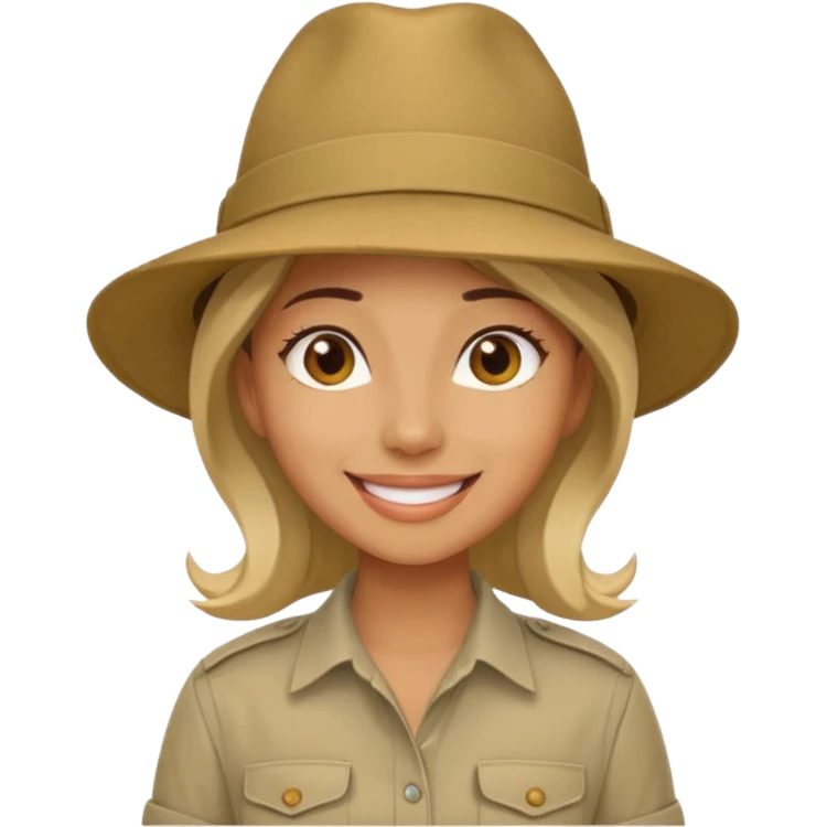 A female guide emoji