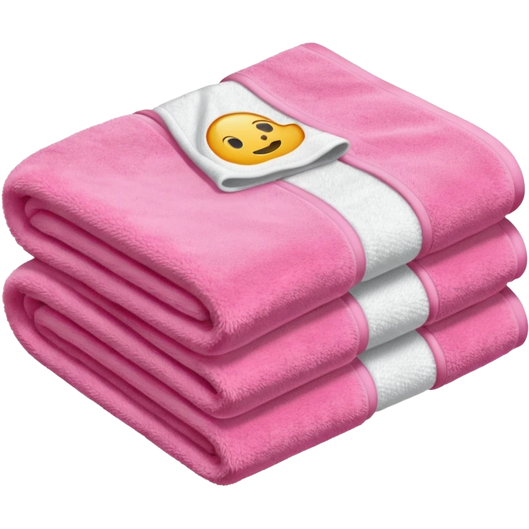 pink hotel towel emoji