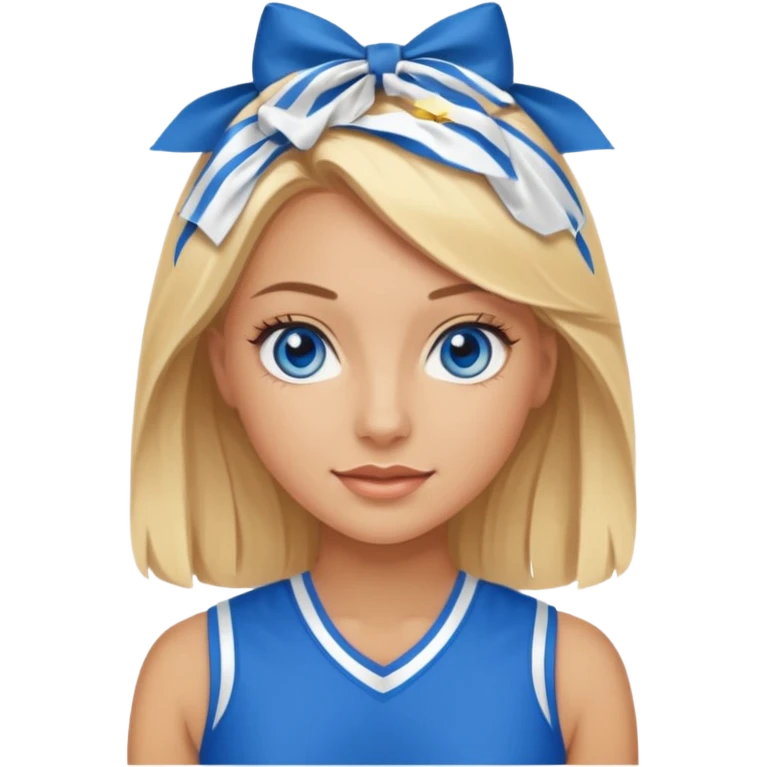 Blonde , blue eyes , Seattle , cheerleader emoji