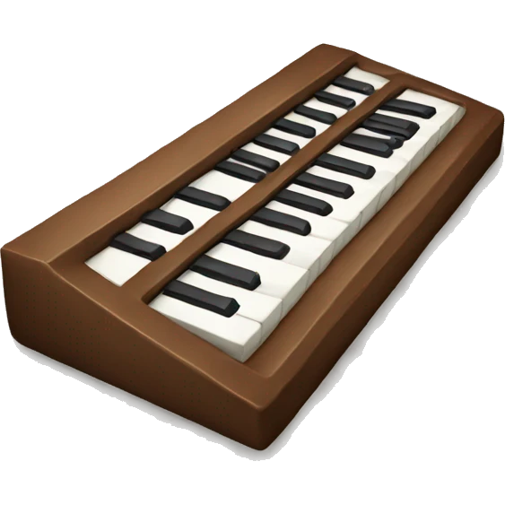 Brown keyboard emoji