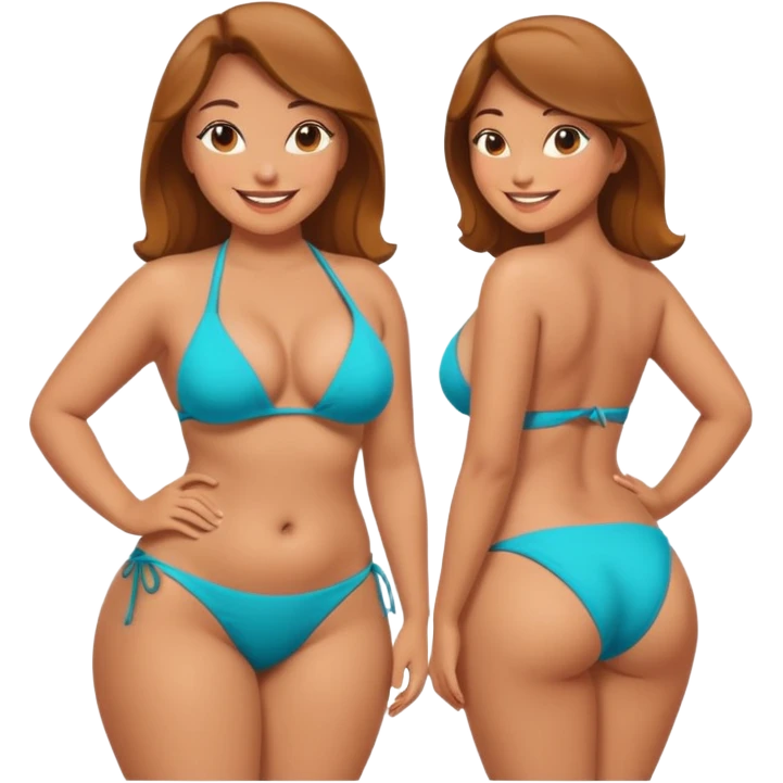 Femme grosse fesse emoji