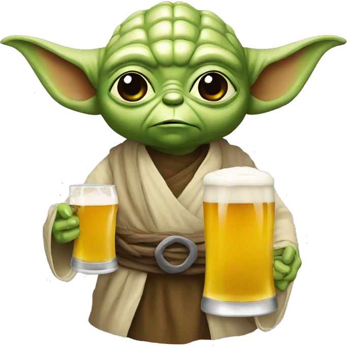 beer yoda emoji
