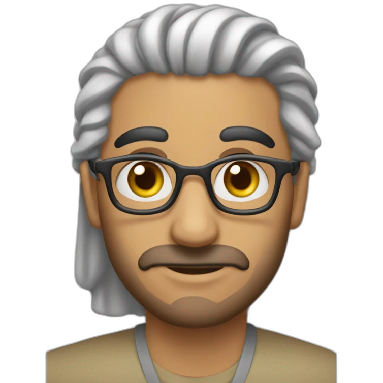 شخص شعره اسود يلبس كمامة جزائرية emoji