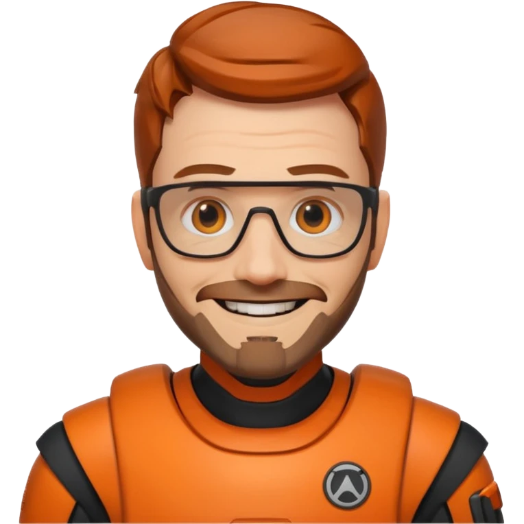 gordon freeman Grinning Face with Smiling Eyes emoji