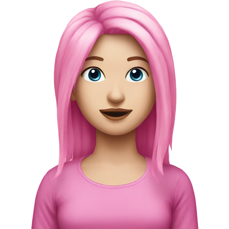 Pink  emoji