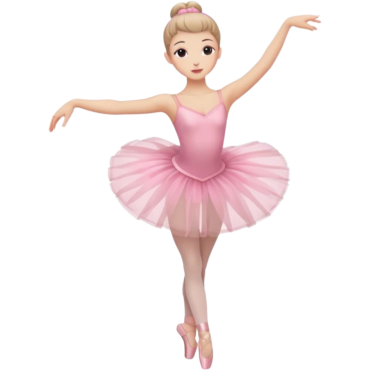 ballerina full body pink emoji