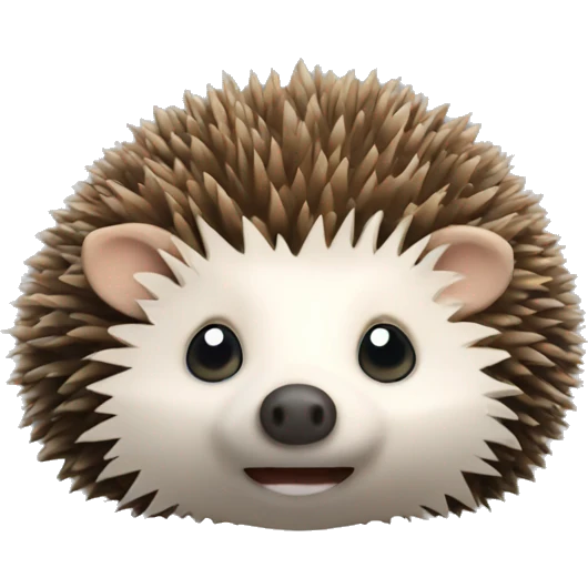 hedgehog 3d emoji