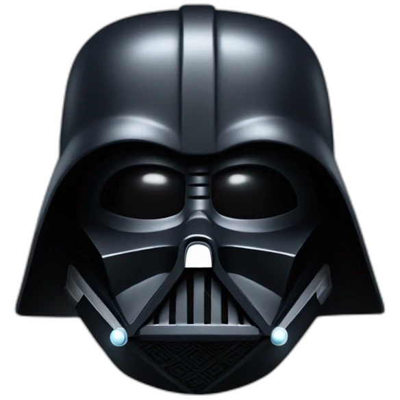the mask of darth vader emoji